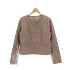 プロポーション ボディドレッシング PROPORTION BODY DRESSING 2Wayキルティングタフタジャケット ブルゾン ノーカラー アウター M スモークパープル /CX ■OSのサムネイル