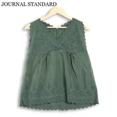 JOURNAL STANDARD ジャーナルスタンダード 春夏★ シルク 花柄 刺繍 レース ブラウス Sz.F レディースのサムネイル