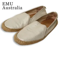 EMU Australia エミュー オーストラリア 春夏★ スウェード メタリック エスパドリーユ スリッポン Sz.23cm レディースのサムネイル