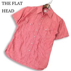 THE FLAT HEAD ボーリングシャツ バイカー 開襟 半袖シャツ 36 - メルカリ