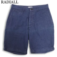 RADIALL ラディアル 春夏★ ウォッシュ加工 デニム ショート パンツ 日本製 ジーンズ Sz.32 メンズのサムネイル