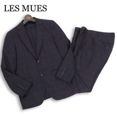 極美品 現行 LES MUSE 3ピーススーツ セットアップ ウォッシャブル L