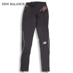 【新品 未使用】 NEW BALANCE ニューバランス 通年 MP21273 【Impact Run Tight】 ランニング タイツ ウェア Sz.M メンズ 黒のサムネイル