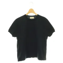 エブール ebure ×Ron Herman コットンポンチ ニットカラー ティー半袖Tシャツ カットソー 38 ダークネイビー /ES ■OSのサムネイル