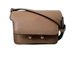 美品 MARNI マルニ 2way トランカルー ショルダーバッグ クロスボディ 