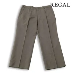 【新品 未使用】 REGAL リーガル 春夏★ ワンタック ウォッシャブル スラックス パンツ 大きいサイズ Sz.91 メンズのサムネイル