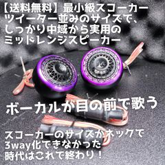 2.5インチ フルレンジスピーカー ワイドレンジ ミッドレンジ