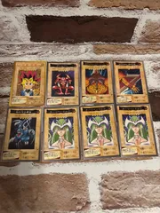 遊戯王 バンダイ版 カードダス 武藤遊戯 グレムリン ホーリー・エルフ 封印されしエクゾディア 8枚セットのサムネイル