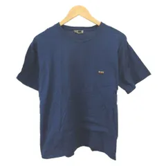 ダックス DAKS Tシャツ MA 青 ブルー ラウンドネック 半袖 ロゴ刺繍 /NP ■ECA005のサムネイル