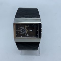 E364】ドルチェ＆ガッバーナ 腕時計 D&G TIME メタルバンド メンズ