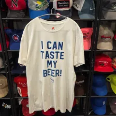 状態良し USA ヴィンテージ プリンティング スタイリッシュ ハン(HAN) 白 Tシャツ L/ canのサムネイル