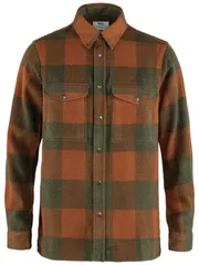 フェールラーベン メンズ トップス シャツ Fjallraven Mens Canada Shirt Autumn LeafLaurel Green グリーンのサムネイル