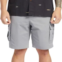 クイックシルバー メンズ ボトムス ハーフパンツ・ショーツ ショートパンツ Quiksilver Mens Waterman Maldive Atoll Cargo 20 Shortsharkskinのサムネイル