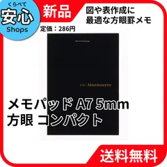 【新品・送料無料】 マルマン Mnemosyne メモパッド A7 方眼 コンパクト N179A [EC-NP]のサムネイル