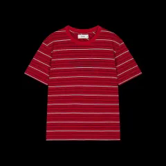 2 マルチ ストライプ レタリング Tシャツ レッドのサムネイル