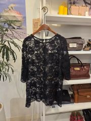 Loungedress ドット柄 シアーブラウス 長袖 - メルカリ