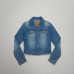 (90) GUESS ゲス レディース デニムジャケット ヴィンテージ トラッカー J5M2885のサムネイル