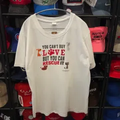 状態良し USA ヴィンテージ プリンティング スタイリッシュ ハン Tシャツ L 動物のサムネイル