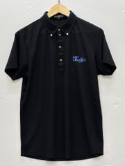 *Free Shipping* Dance With Dragon Men's Golf Wear Short-Sleeve Polo Shirt, Black, Size 3, Used Item 囗G■