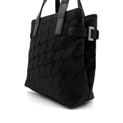 LANCEL Black Jacquard Monogram Tote Bag ランセル ブラック ジャガード モノグラム トートバッグのサムネイル