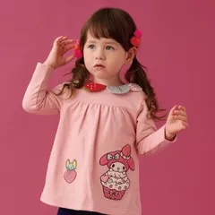 新品未使用 baby cheer ベイビーチアー 【マイメロディ】トレーナー 長袖 トップス 110cm ピンク ベビー キッズ 管理番号：393A-2173のサムネイル