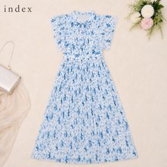 🍎SALE🍎TABASAタバサ 総柄チュニック ワンピース M～L相当 Aライン