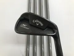 キャロウェイ　X FORGED STAR 2021 クリスタルブラック　SteelFiber i95　Sフレックス　アイアンセット　中古　ゴルフドゥ！水戸店【最短即日発送】のサムネイル