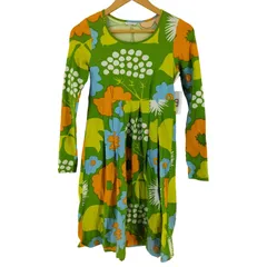 マリメッコ marimekko コットンポリ 花柄ワンピース レディース JPN：XS のサムネイル