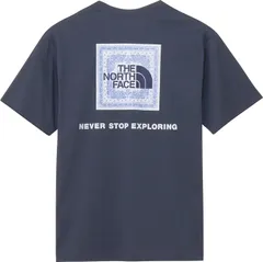 ザ・ノース・フェイス THE NORTH FACE アウトドア ショートスリーブバンダナスクエアロゴティー メンズ 半袖 Tシャツ 速乾 トップス バックプリント おでかけ 春 夏 普段着 コットンライク  NT32446 UN アーバンネイビー