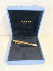ゲリラSALE【箱付き】LANVIN PARIS ランバン ネクタイピン ゴールド シルバー タイバーのサムネイル