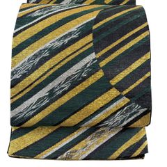 帯8987 ○服部織物謹製 高級 正絹 落款 六通 袋帯 華文 花文 - メルカリ