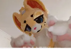 狼　犬　猫　着ぐるみ ヘッド全頭　ヘッド ケモノ ファースーツ ぬいぐるみ コスプレ コスチューム Kurumi 一点物 C956のサムネイル