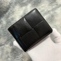 BOTTEGAVENETA カセット 二つ折り財布 黒 ICチップ搭載 RFID - メルカリ