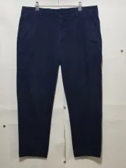 正規品 GIORGIO ARMANI ネイビー コットン パンツ 92-103のサムネイル
