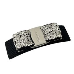 Thumbnail of FERRAGAMO/SalvatoreFerragamo(サルバトーレフェラガモ) バレッタ美品  ヴァラ 黒×クリア リボン