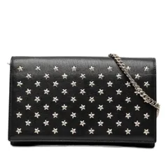 サンローラン スタースタッズ チェーン ショルダーバッグ ウォレット 382728 ブラック レザー レディース SAINT LAURENT【228-77040】のサムネイル