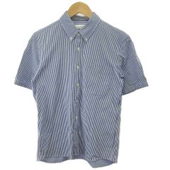 美品✩14/Individualized Shirts半袖ストライプBDシャツ - メルカリ