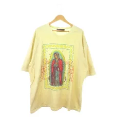 アールディーズ ALDIES Tシャツ F 黄 イエロー 半袖 マリア像プリント ラウンドネック ピグメント染め /MN36 ■GY99のサムネイル