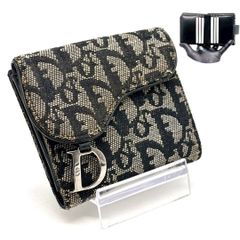 余韻まで美しく】 Christian Dior 二つ折り財布 トロッター サドル