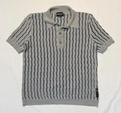 00s EMPORIO ARMANI エンポリオアルマーニ 半袖 ゴージ Kara（カラ） ニート グレー