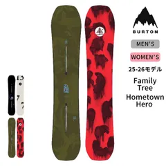 バートン スノーボード 板 25-26 ホームタウンヒーロー ファミリーツリー 222451 Unisex Family Tree Hometown Hero スノーボード 板 スノボ キャンバー オールマウンテン パウダー ツリーラン 万能 (250904)のサムネイル