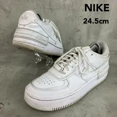 NIKE ウィメンズ エアフォース1 シャドウ 24.5cm ホワイト スニーカー AF1 SHADOW レディース 靴 ローカット カジュアル ストリート おしゃれ 人気 定番 白 シンプル 通学 通勤 スポーティー ★ ■■のサムネイル