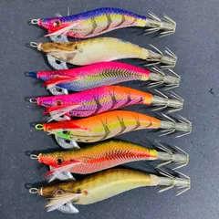 アオリーQ RS 2.5号 廃盤 エギ エギセット AurieQ RS JDM DUEL YO-ZURI Egi Squid Jig Calamariのサムネイル