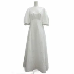 ケンゾー KENZO ホワイトブロダリーアングレーズドレス White Broderie Anglaise Dress ワンピース 36 白 ホワイト パフスリーブ アイレットレース 半袖 FD52RO1169FG /PP ■GY19のサムネイル