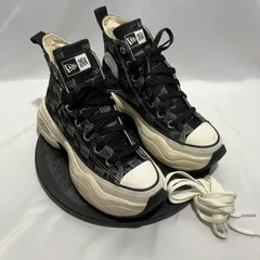 【美品】ニューエラ × コンバース ハイカット スニーカー 厚底 24cmのサムネイル