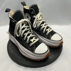 【良品】コンバース ランスターハイク ハイカット ブラック 24.5cm 厚底のサムネイル
