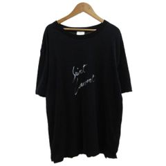 美品 サンローランパリ XLサイズ リップシガー スモーキング Tシャツ