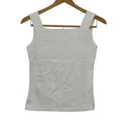 クレージュ キャミソール ノースリーブ シャツ トップス タンクトップ レディース 38サイズ ホワイト courreges 【中古】のサムネイル