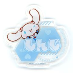[중고] 배지·핀즈 이카리 신지×시나모롤 [에반게리온×산리오 캐릭터즈 in TOPPA!!! BASE AKIBA 트레이딩 아내 아크릴 배지]