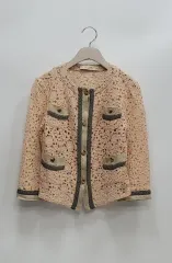 ETRO エトロ フラワーモチーフ ウール レース カーディガン ジャケット / レディース 91-160のサムネイル